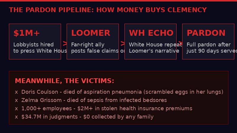 The pardon pipeline infographic