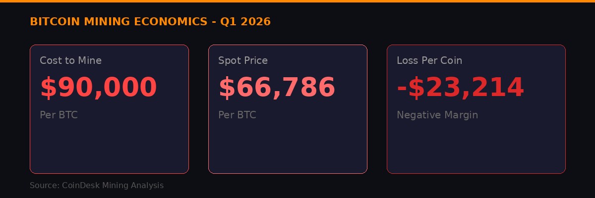 Bitcoin mining economics infographic