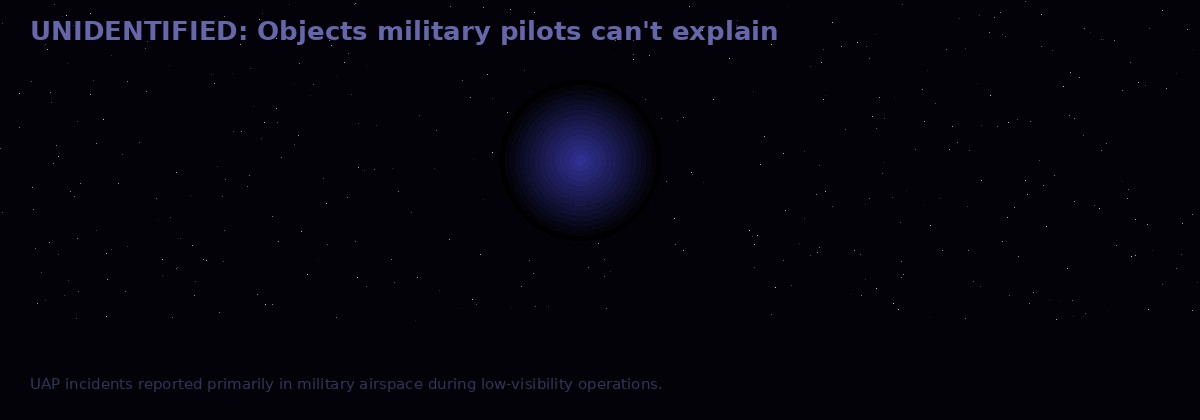 Unidentified aerial phenomena visualization