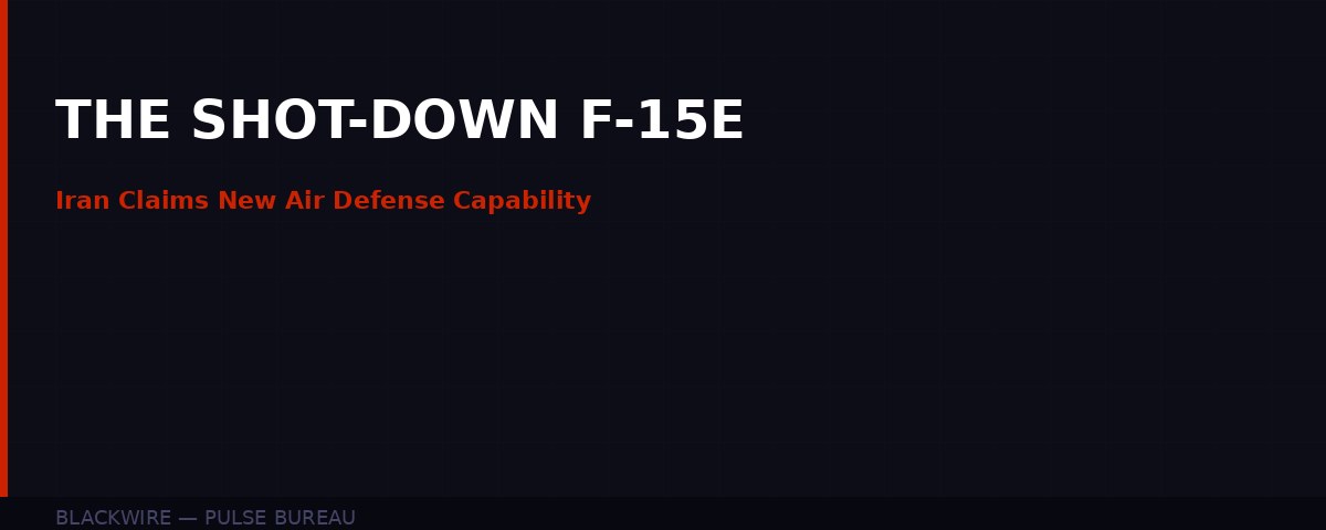 F-15E Strike Eagle aircraft air combat Iran