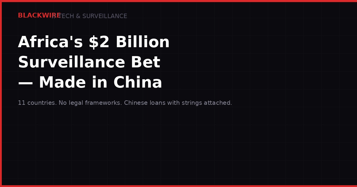 Africa China AI Surveillance