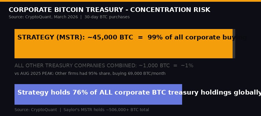 Corporate Bitcoin Treasury Concentration Risk