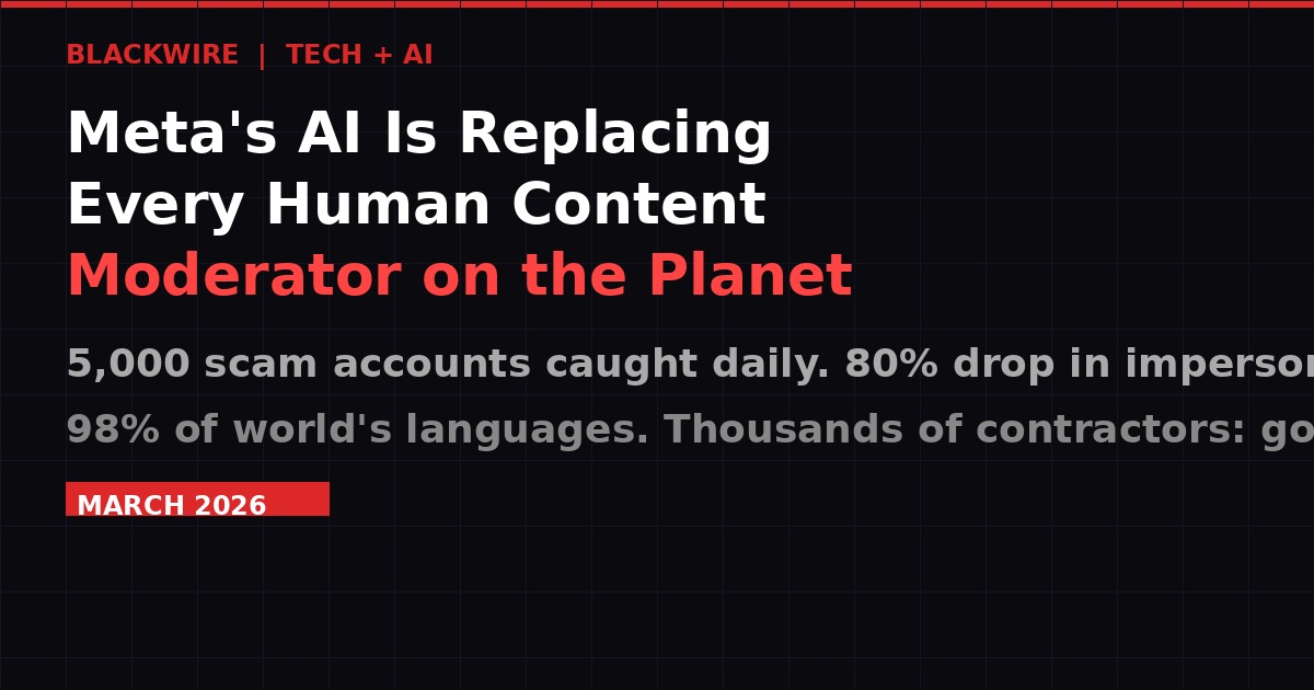 Meta AI Content Moderation Banner