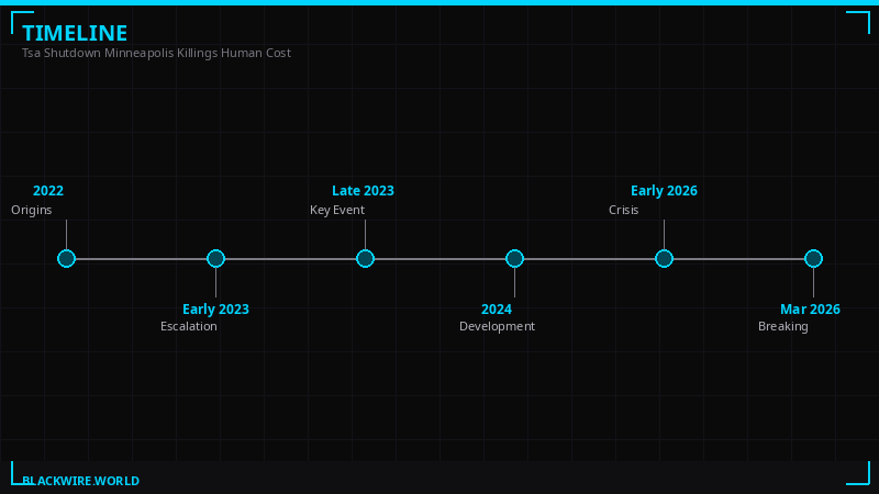Timeline of the 2025-2026 government shutdown spiral