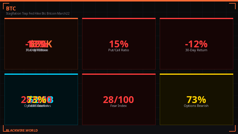 Stagflation indicators dashboard US and UK March 2026
